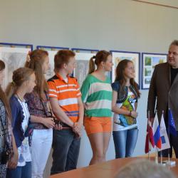 Projekta „Border light” partneru pašvaldības – Gatčinas delegācijas vizīte Valkā