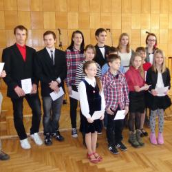 Valkas novada skolu olimpiāžu dalībnieki 2013