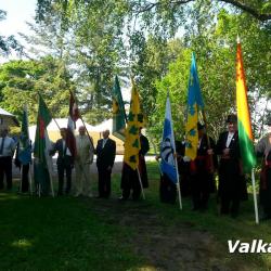Valkas novada domes priekšsēdētājs piedalās Igaunijas karoga svētkos Otepē