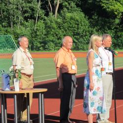 Latvijas Jaunatnes Olimpiādes Šaušanas sacensību apbalvošanas ceremonija