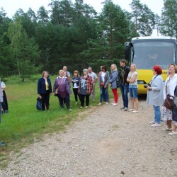 Valkas novada tūrisma uzņēmēji iepazīst tūrisma objektus novadā (I.Leitis)