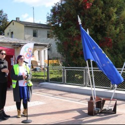Topošajā Valkas - Valgas centrā atzīmē Eiropas Sadarbības dienu (I.Leitis)