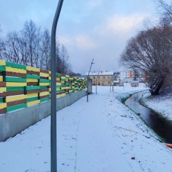 Noslēgušies būvniecības darbi Valgas-Valkas dvīņu pilsētu kopējās atpūtas zonā (T.Simtiņš)